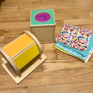 Lovevery Magic Tissue Box and Spinner